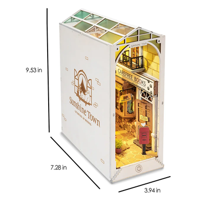 Diy Miniature House Book Nook Kit: Sunshine Town