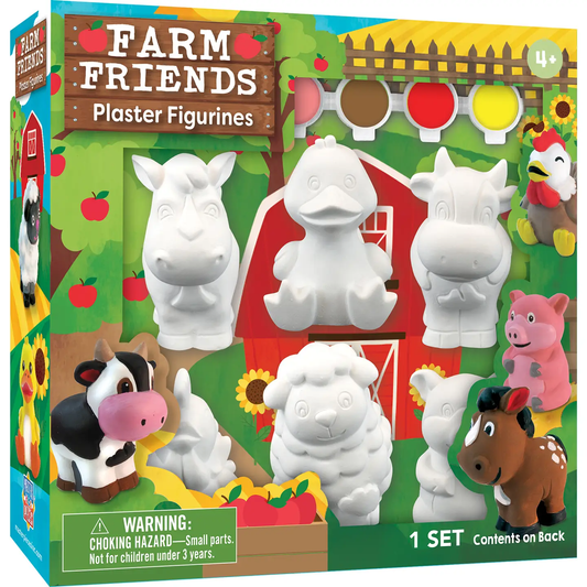 Farm Friends - Plaster Figurines Paint Set