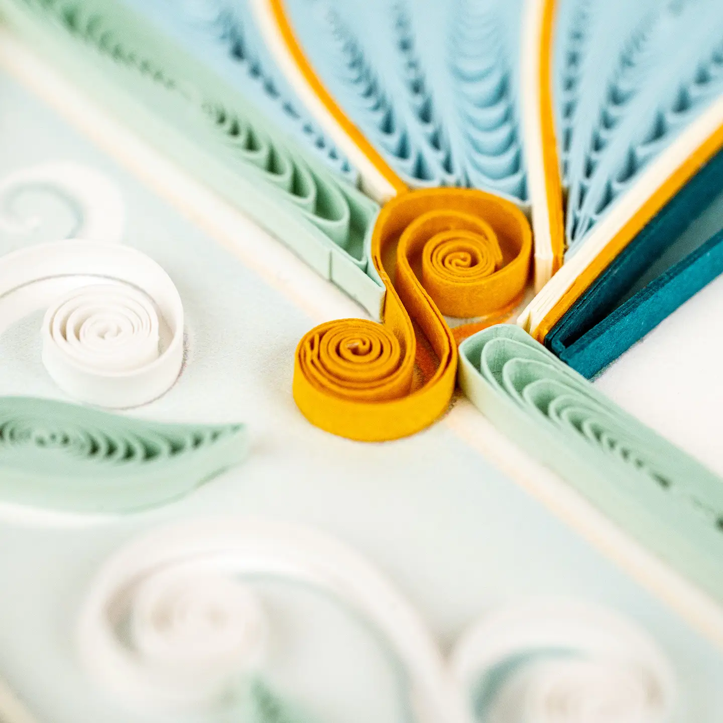 Baby Buggy Quilled Greeting Card