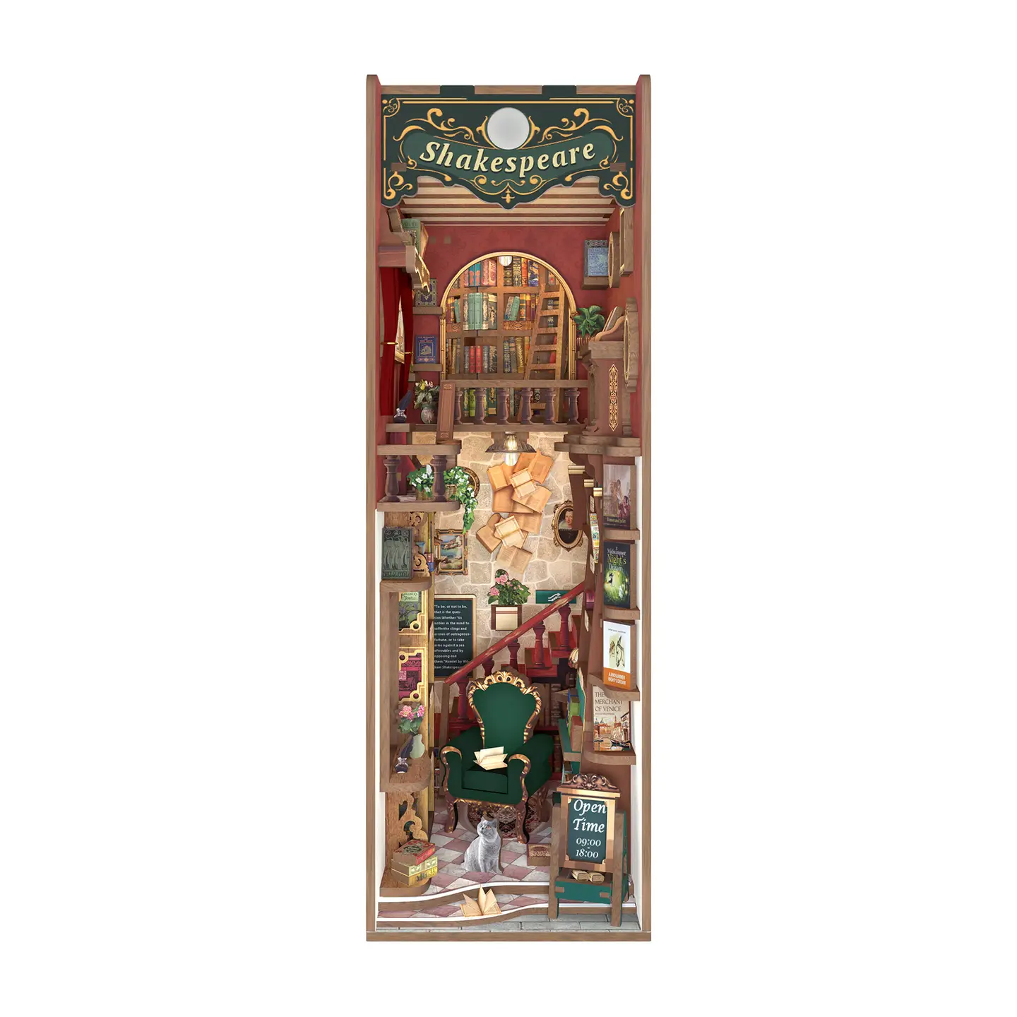 Diy Book Nook Kit: Left Bank Bookstore