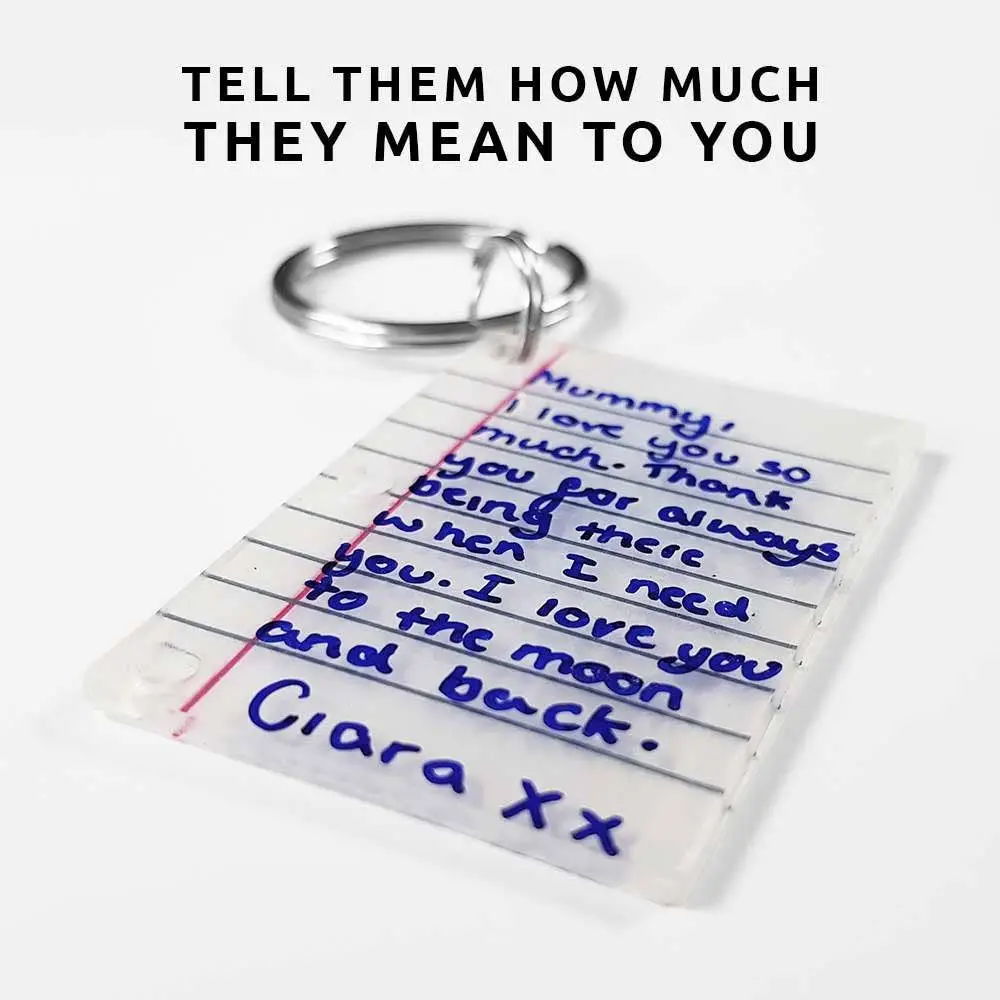 Little Letter Shrink Keyring