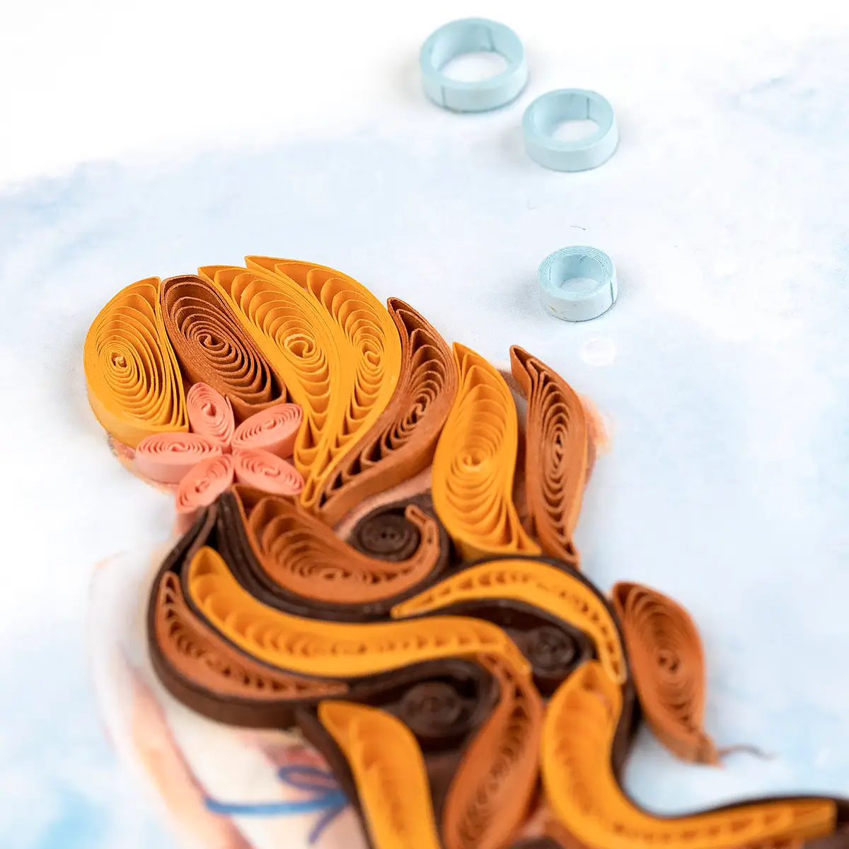 Mermaid Quilled Greeting Card