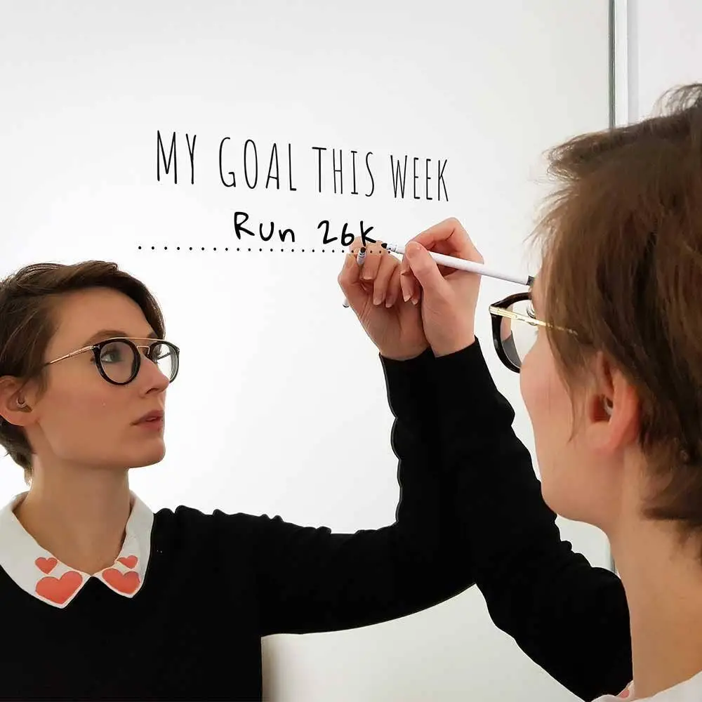 My Goal This Week Mirror Sticker + Pen Decal Kit