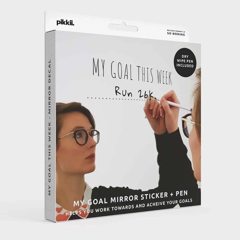 My Goal This Week Mirror Sticker + Pen Decal Kit