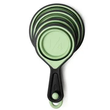 Krumbs Kitchen Silicone Collapsible Measuring Cups 4pcs Set