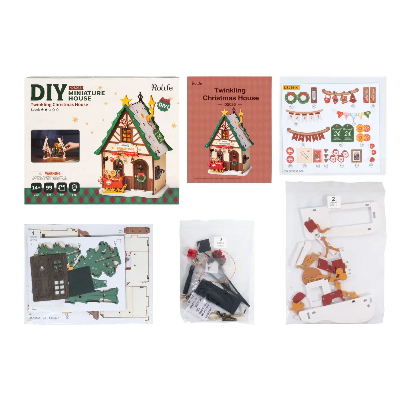 DIY Christmas Miniature House