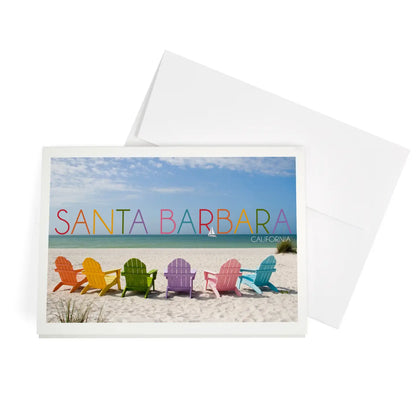 Santa Barbara Postcards - Rainbow Chairs