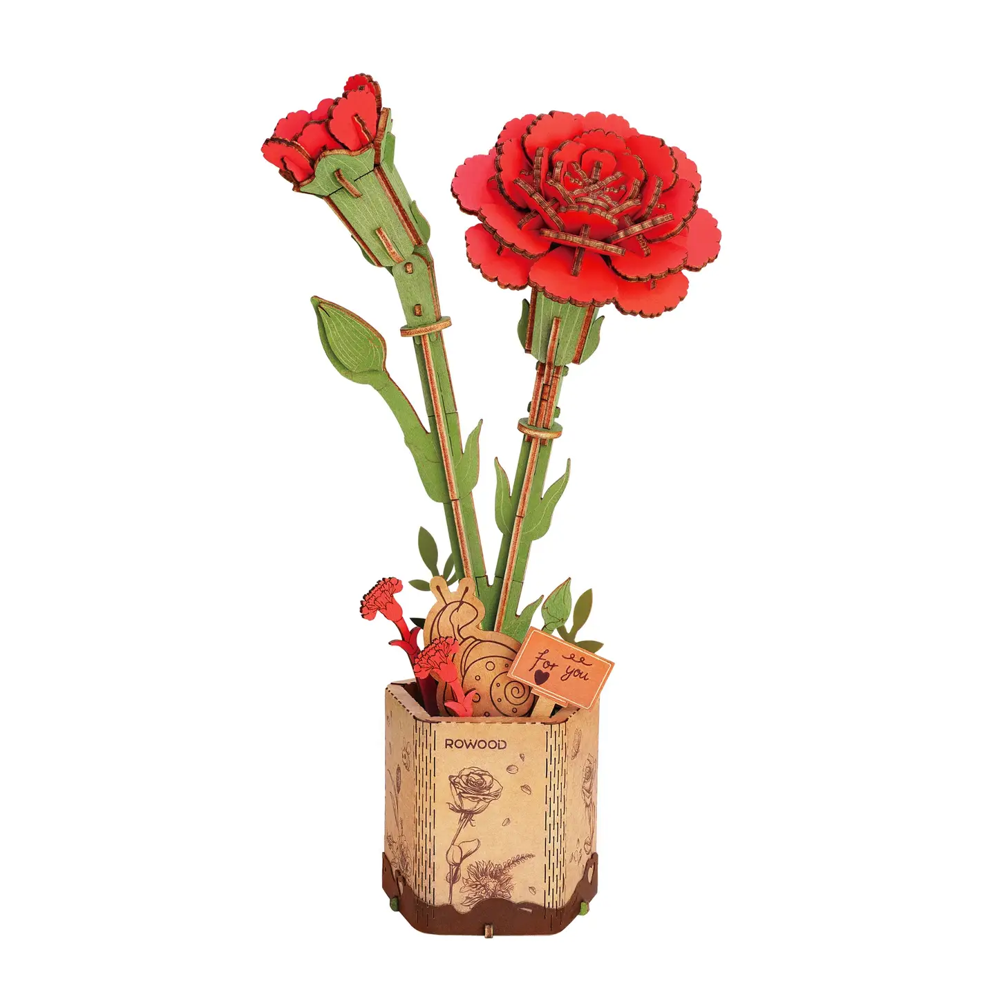 Wooden Bloom Craft Flowers