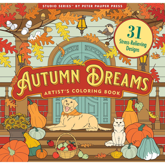 Autumn Dreams Adult Coloring Book
