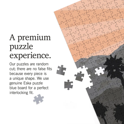 Santa Barbara Palm Trees Jigsaw Puzzle