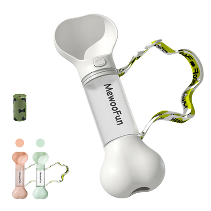 Dog Water Bottle (2-in-1 Water and Poop Bag Dispenser)