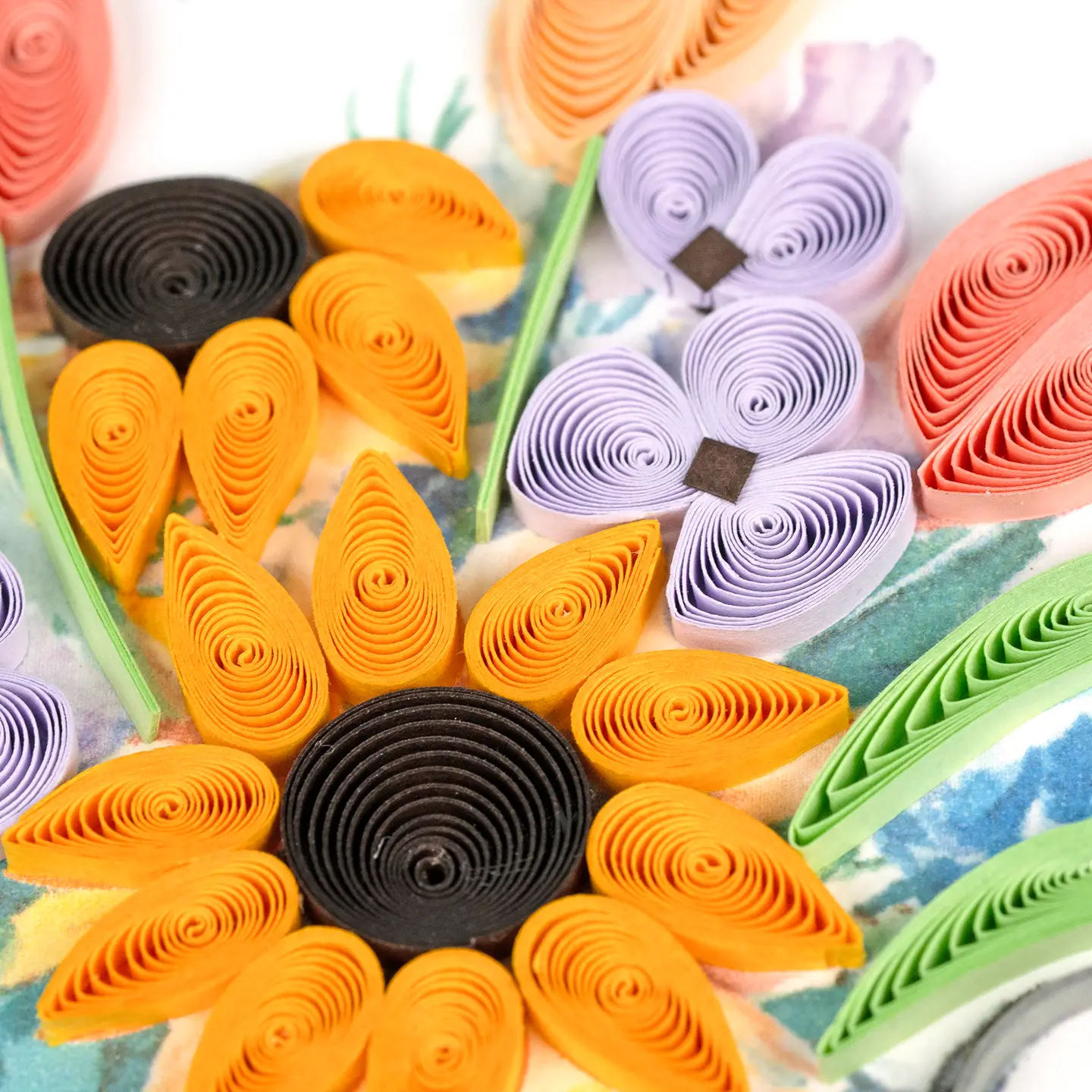 Garden Watering Can Quilled Greeting Card