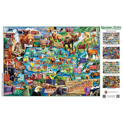 National Parks Of America 1000 Piece Jigsaw Jigsaw Puzzle