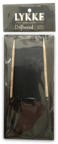 24” Lykke Driftwood Circular Knitting Needles
